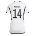 Cheap Germany Jamal Musiala #14 Home Football Shirt Women World Cup 2022 Short Sleeve